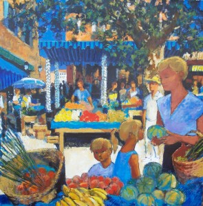 sur le petit Marche d'Aix en Provence | Pierre Neveu